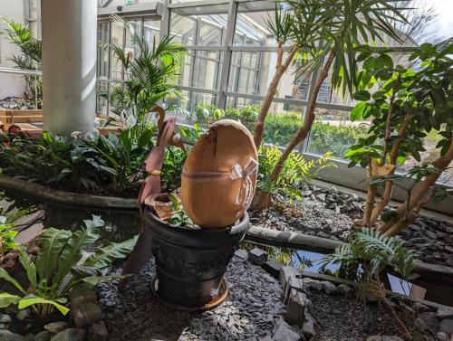 Unsere Dekoecke im Wintergarten 
